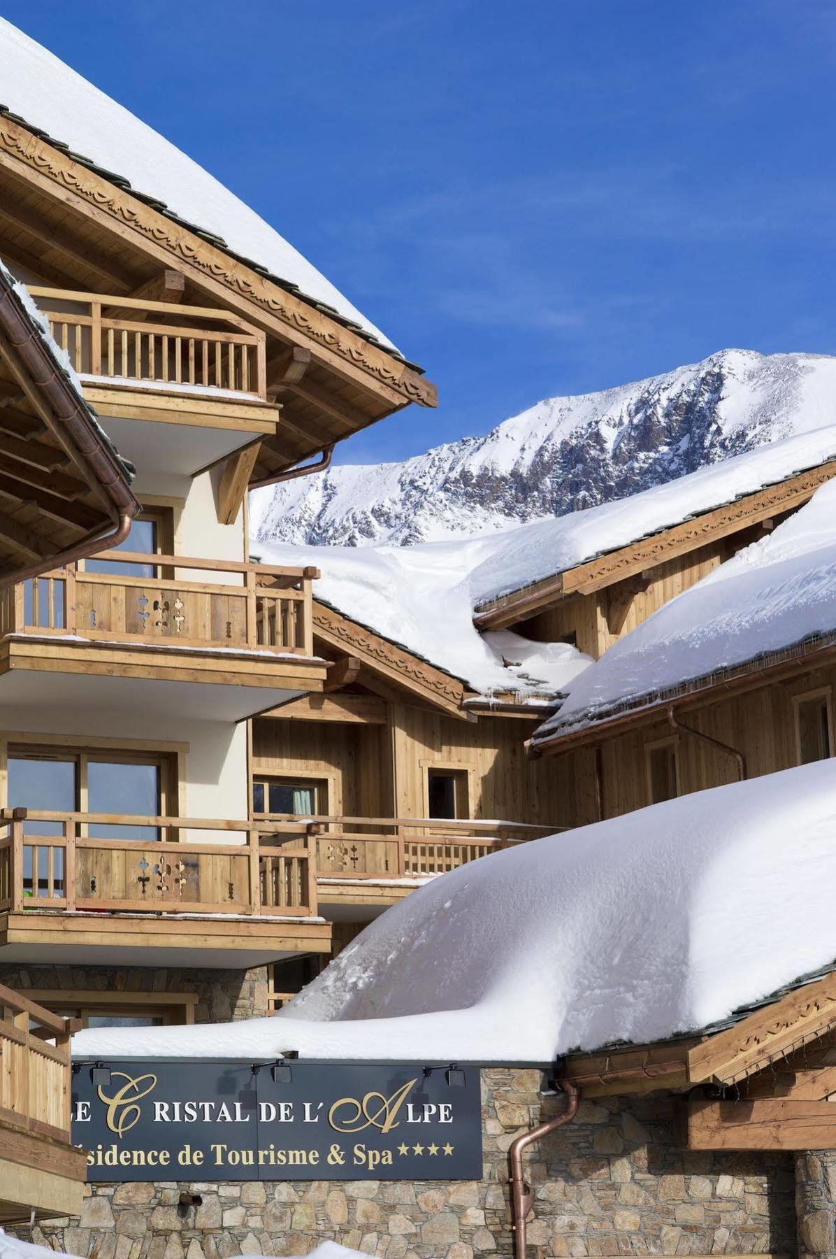 Cgh Residences & Spas Le Cristal De L'Alpe Alpe d'Huez Exteriér fotografie